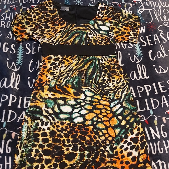 Animal Print Dress - Picture 1 of 4